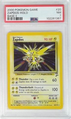 V1809: 2000: Zapdos: 20/130: Base 2: Game: PSA: 7: NM: 102261367